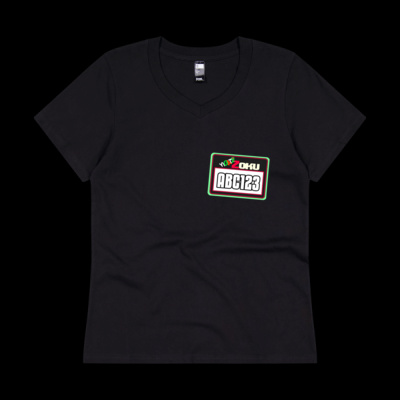 Ngāti-Zoku - Pocket Plate *CUSTOMIZABLE* - Thread Project Womens Eden V-Neck Tee Thumbnail